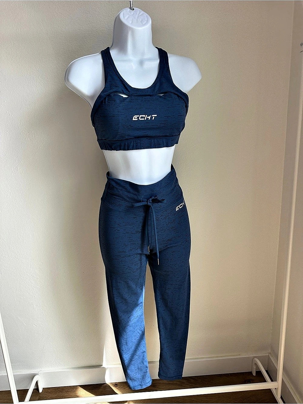 ECHT Blue Athletic Set Size Small Like New